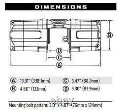 WARN Axon 35-S Synthetic Quad Bike Winch