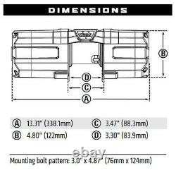 WARN Axon 45RC Synthetic Utv Winch