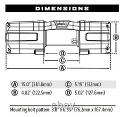 WARN Axon 55-S Synthetic Utv Winch