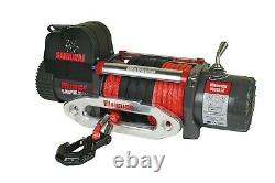 WARRIOR 9500 V2 SAMURAI 12v Winch WITH SYNTHETIC ROPE OFFROAD WINCH 950VA12