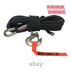 WINCHMAX Armourline Synthetic Rope 25m/12mm + Hook MBL 12,900KG