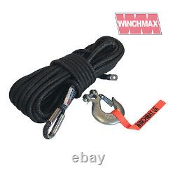 WINCHMAX Armourline Synthetic Rope 25m/12mm + Hook MBL 12,900KG
