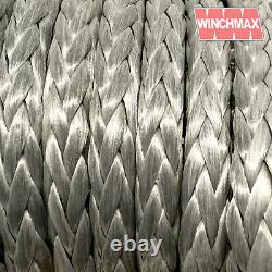 WINCHMAX Premium Quality Synthetic Winch Rope 30m x 12mm with Competition Hook