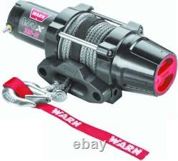 Warn 101030 VRX 35-S Power Sport Winch With 3500 LB Capacity 50' Synthetic Rope