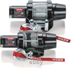 Warn 101030 VRX 35-S Power Sport Winch With 3500 LB Capacity 50' Synthetic Rope