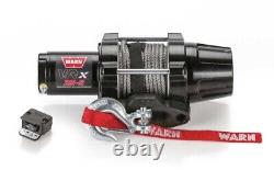 Warn 101030 VRX 35-S Power Sport Winch With 3500 LB Capacity 50' Synthetic Rope