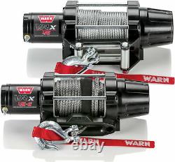Warn 101040 VRX 45-S 4500 Synthetic Rope Winch Warn