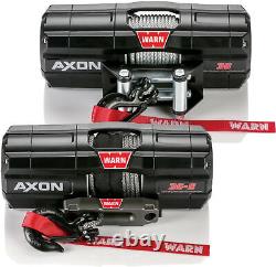 Warn 101130 Axon 3500 Wire Rope Winch Synthetic