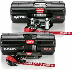 Warn 101130 Axon 35-S 3500 Spydura Synthetic Rope Winch