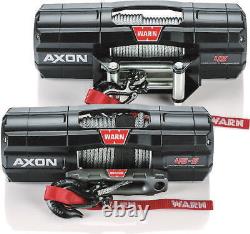 Warn 101140 Axon 4500 Wire Rope Winch Synthetic