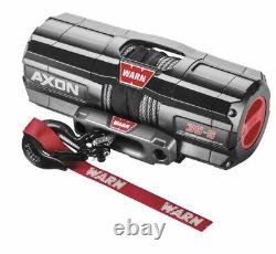 Warn 101150 AXON 55-S 5500-S Winch Spydura Synthetic Rope 5,500 lbs