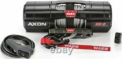 Warn 101150 Axon 55-S Powersport Winch with 50' of 1/4 Spydura Synthetic Rope