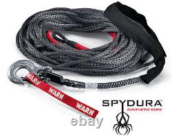 Warn 3/8 x 80 Spydura Synthetic Rope 10000 lb Capacity For Jeep Truck SUV Winch