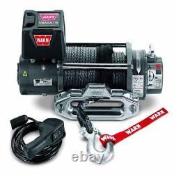 Warn 87800 Winch 12 Volt 8000 LB Cap 100 Ft Synthetic Rope