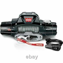 Warn 95950 ZEON 12-S Winch with 80 Ft. Spydura Pro Synthetic Rope and Hawse Fair