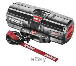 Warn Axon 5500-s Winch With Synthetic Rope 101150