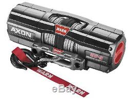 Warn Axon 5500-s Winch With Synthetic Rope 101150