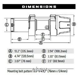 Warn Industries 50 of 3/16 synthetic rope Powersports Winch VRX 25-S 101020