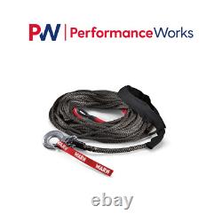 Warn Industries 88468 Spydura Synthetic Winch Rope 3/8 Dia x 80' 10,000 lbs