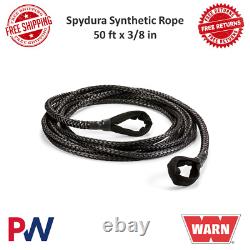 Warn Industries 93119 Spydura Synthetic Extenetion Winch Rope 50 ft x 3/8 in