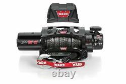 Warn VR EVO 10-S 10K LB Self-Recovery Electric Winch with 90ft of Synthetic Rope