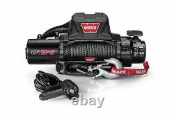 Warn VR EVO 10-S 10K LB Self-Recovery Electric Winch with 90ft of Synthetic Rope