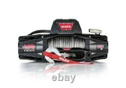 Warn VR EVO 10-S 10,000 lb Winch with Synthetic Rope For Jeep Truck &