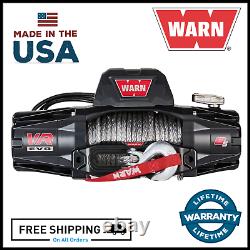 Warn VR Evo 8-S Standard Duty 8000 LB Synthetic Rope Winch For Chevy / GMC