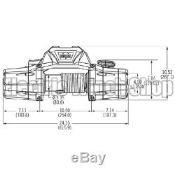 Warn Zeon 10s 12v Electric Winch with Synthetic Rope