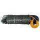 Warrior Black Edition Synthetic Winch Rope Line 11mm X 30m With 10800kg Mbl