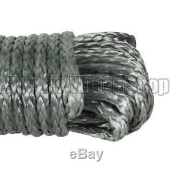 Warrior Black Edition Synthetic Winch Rope Line 11mm x 30m with 10800kg MBL