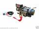 Warrior C4500 Ninja 12v Winch With Red Armortek Synthetic Rope