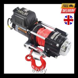 Warrior Ninja 3500 Synthetic Rope Electric Winch Model 35SPA12 FREE P&P