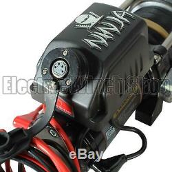 Warrior Ninja 3500lb 12v Electric Winch, Synthetic Rope, ATV, Utility, Boat, New