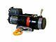 Warrior Ninja 4500lb 12v Electric Winch Synthetic Rope Utility Trailer Boat New