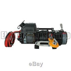Warrior Ninja 4500lb 12v Electric Winch, Synthetic Rope, Utility, Trailer, Boat, New