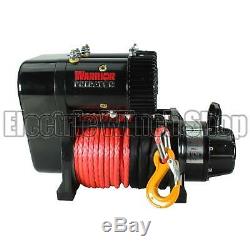 Warrior Predator 12v Twin Motor Winch with Synthetic Rope
