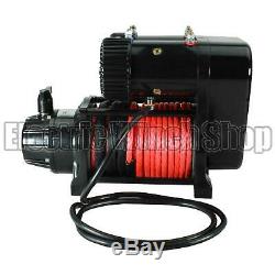 Warrior Predator 12v Twin Motor Winch with Synthetic Rope