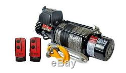 Warrior Spartan 12000lb 12v Winch With Synthetic Rope And Wireless Remote