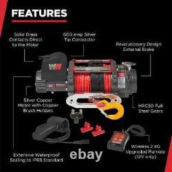 Warrior samurai winch 17500 12v Synthetic rope