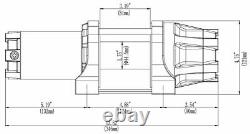 Winch Kit 3500 lb For Polaris Sportsman 450 2016-20 (Synthetic Rope Plug-N-Play)