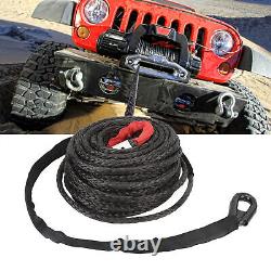 Winch Line Cable Rope Wear Resistant Synthetic Winch Rope With Protective Sleeve