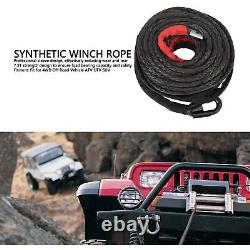 Winch Line Cable Rope Wear Resistant Synthetic Winch Rope With Protective Sleeve