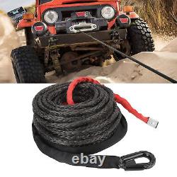 Winch Line Cable Rope Wear Resistant Synthetic Winch Rope With Protective Sleeve