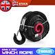 Winch Rope 10mm X 30m Hook Synthetic Car 4wd Offroad Tow Recovery Cable Sheath