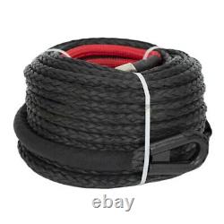Winch Rope 10mm x 30m Synthetic For Dyneema Tow Recovery Cable 4WD 24360lbs UK
