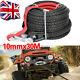 Winch Rope 10mm X 30m Synthetic For Dyneema Tow Recovery Cable 4wd 26500lbs