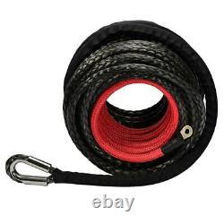 Winch Rope 10mm x 30m Synthetic Rope Tow Recovery 20500lbs for SUV 4x4 Offroad N