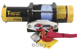 Winch T-Max ATW-2500 Synthetic Rope Line 12V 2500LB 1135 KG