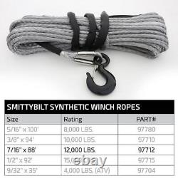 Winch XRC Synthetic Rope 12,000 Lb. 7/16 X 88Ft